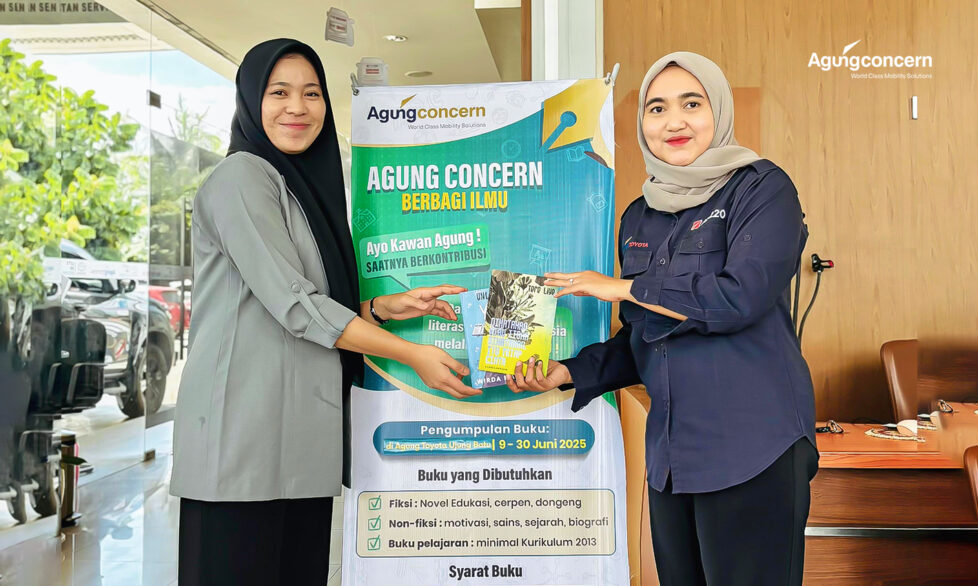 Dari Karyawan untuk Pendidikan: Donasi Buku untuk Perpustakaan Ramah Lingkungan Agung Concern Group