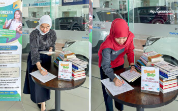 Dari Karyawan untuk Pendidikan: Donasi Buku untuk Perpustakaan Ramah Lingkungan Agung Concern Group