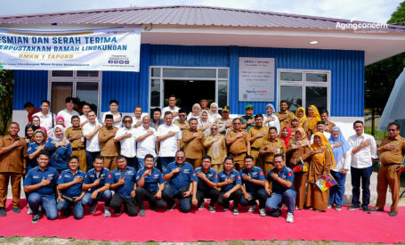 Agung Concern Resmikan Perpustakaan Ramah Lingkungan di SMKN 1 Tapung, Riau
