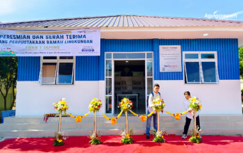 Agung Concern Resmikan Perpustakaan Ramah Lingkungan di SMKN 1 Tapung, Riau