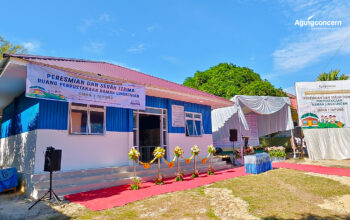 Agung Concern Resmikan Perpustakaan Ramah Lingkungan di SMKN 1 Tapung, Riau