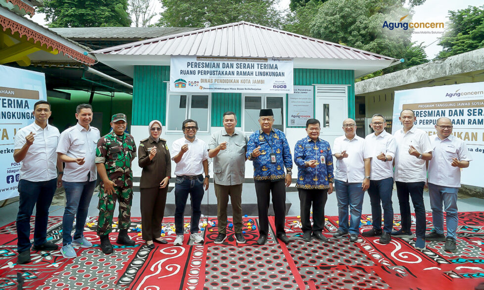 Agung Concern Resmikan Ruang Perpustakaan Ramah Lingkungan di Dinas Pendidikan Kota Jambi